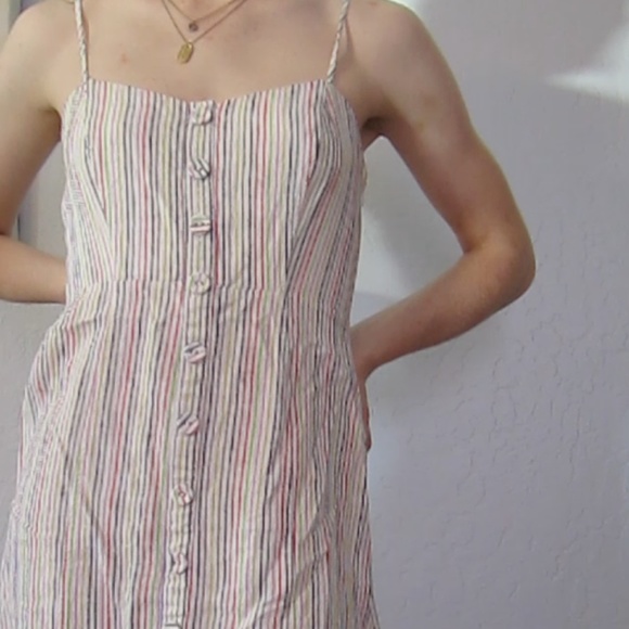 Rainbow striped mindress! - Picture 3 of 6